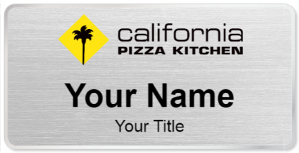 Custom name badges for California Pizza Kitchen