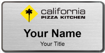 Custom name badges for California Pizza Kitchen