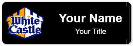 Custom name badges for White Castle