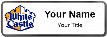 Custom name badges for White Castle