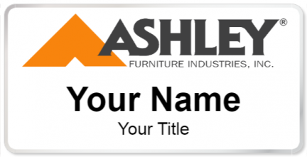 Custom name badges for Ashleys Furniture