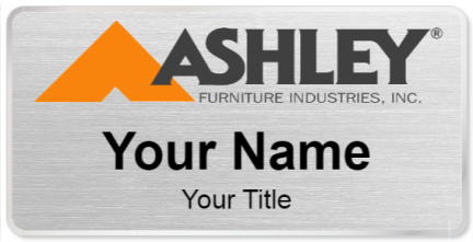 Custom name badges for Ashleys Furniture