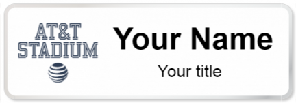 Custom name badges for AT&T Stadium