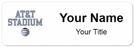 Custom name badges for AT&T Stadium