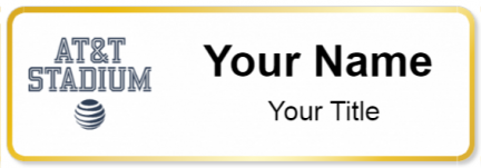 Custom name badges for AT&T Stadium