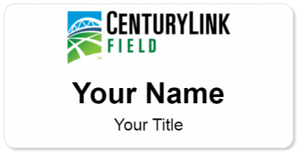 Custom name badges for CenturyLink Field