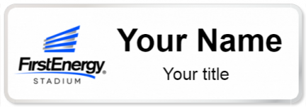 Custom name badges for FirstEnergy Stadium