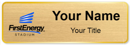 Custom name badges for FirstEnergy Stadium