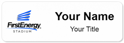 Custom name badges for FirstEnergy Stadium