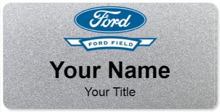 Custom name badges for Ford Field