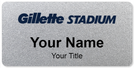 Custom name badges for Gillette Stadium