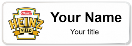 Custom name badges for Heinz Field