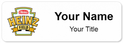 Custom name badges for Heinz Field