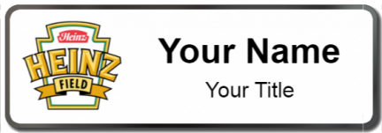 Custom name badges for Heinz Field