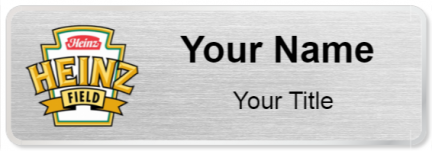 Custom name badges for Heinz Field