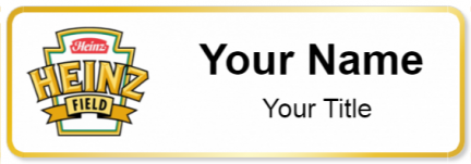 Custom name badges for Heinz Field