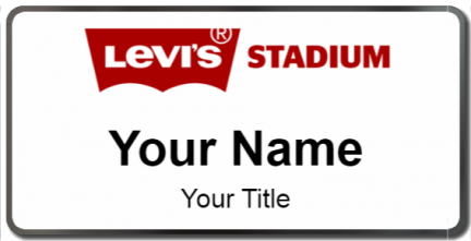 Custom name badges for Levis Stadium