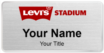 Custom name badges for Levis Stadium