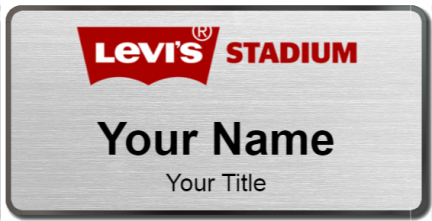 Custom name badges for Levis Stadium