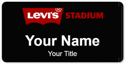 Custom name badges for Levis Stadium