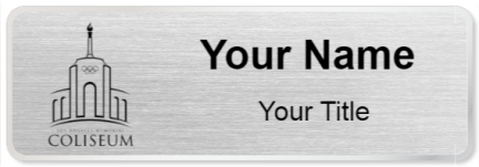 Custom name badges for Los Angeles Memorial Coliseum