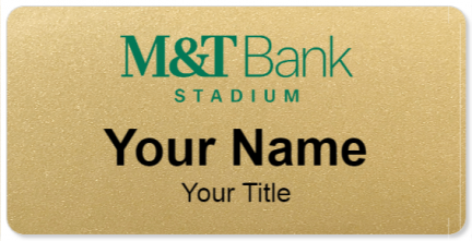 Custom name badges for M&T Bank Stadium