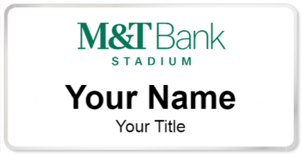 Custom name badges for M&T Bank Stadium