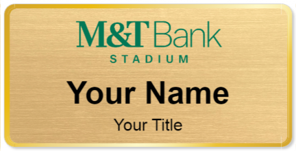 Custom name badges for M&T Bank Stadium