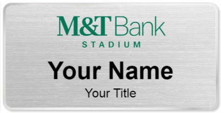 Custom name badges for M&T Bank Stadium