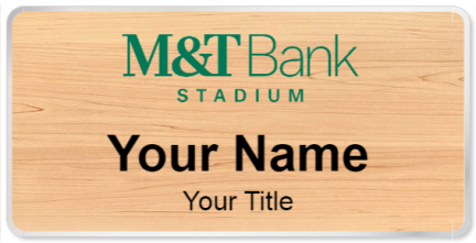 Custom name badges for M&T Bank Stadium
