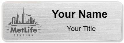 Custom name badges for MetLife Stadium