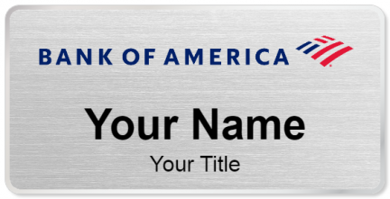Custom name badges for Bank of America
