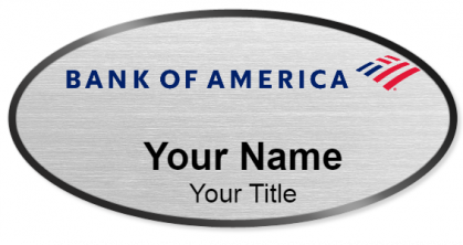 Custom name badges for Bank of America