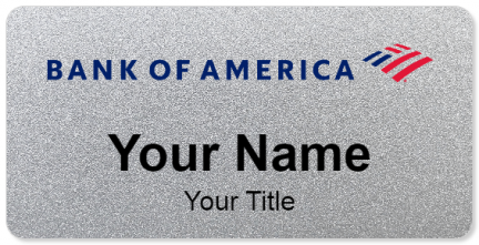 Custom name badges for Bank of America