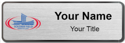 Custom name badges for Soldier Field