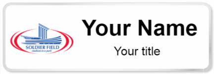 Custom name badges for Soldier Field