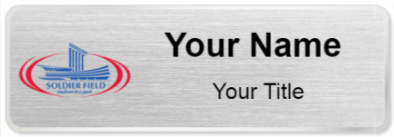 Custom name badges for Soldier Field