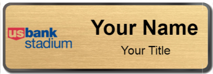 Custom name badges for U S Bank Stadium