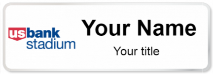 Custom name badges for U S Bank Stadium