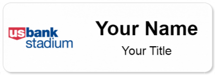 Custom name badges for U S Bank Stadium