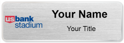 Custom name badges for U S Bank Stadium