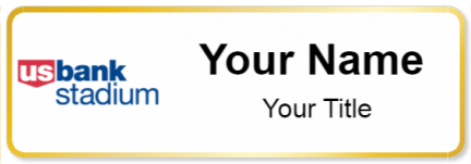 Custom name badges for U S Bank Stadium