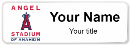 Custom name badges for Angel Stadium of Anaheim