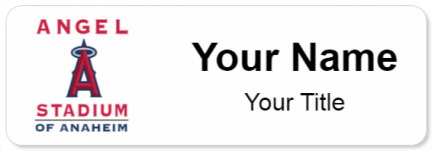 Custom name badges for Angel Stadium of Anaheim