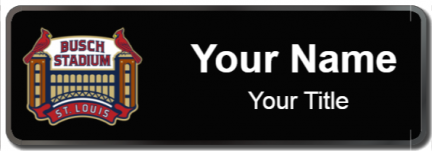 Custom name badges for Busch Stadium