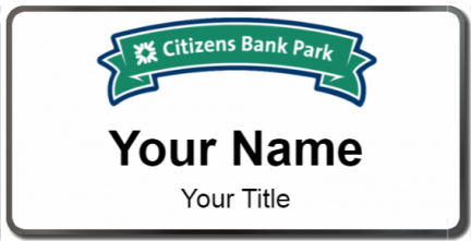 Custom name badges for Citizens Bank Park