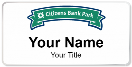 Custom name badges for Citizens Bank Park