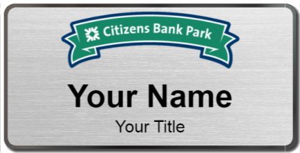 Custom name badges for Citizens Bank Park