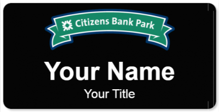 Custom name badges for Citizens Bank Park
