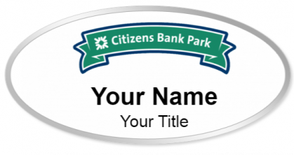 Custom name badges for Citizens Bank Park